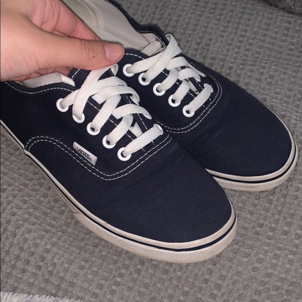 Vans off the wall Navy & White Lo Pro